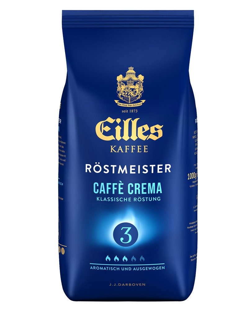 Eilles Kaffee Röstmeister Café Crema, zrnková káva 1 kg