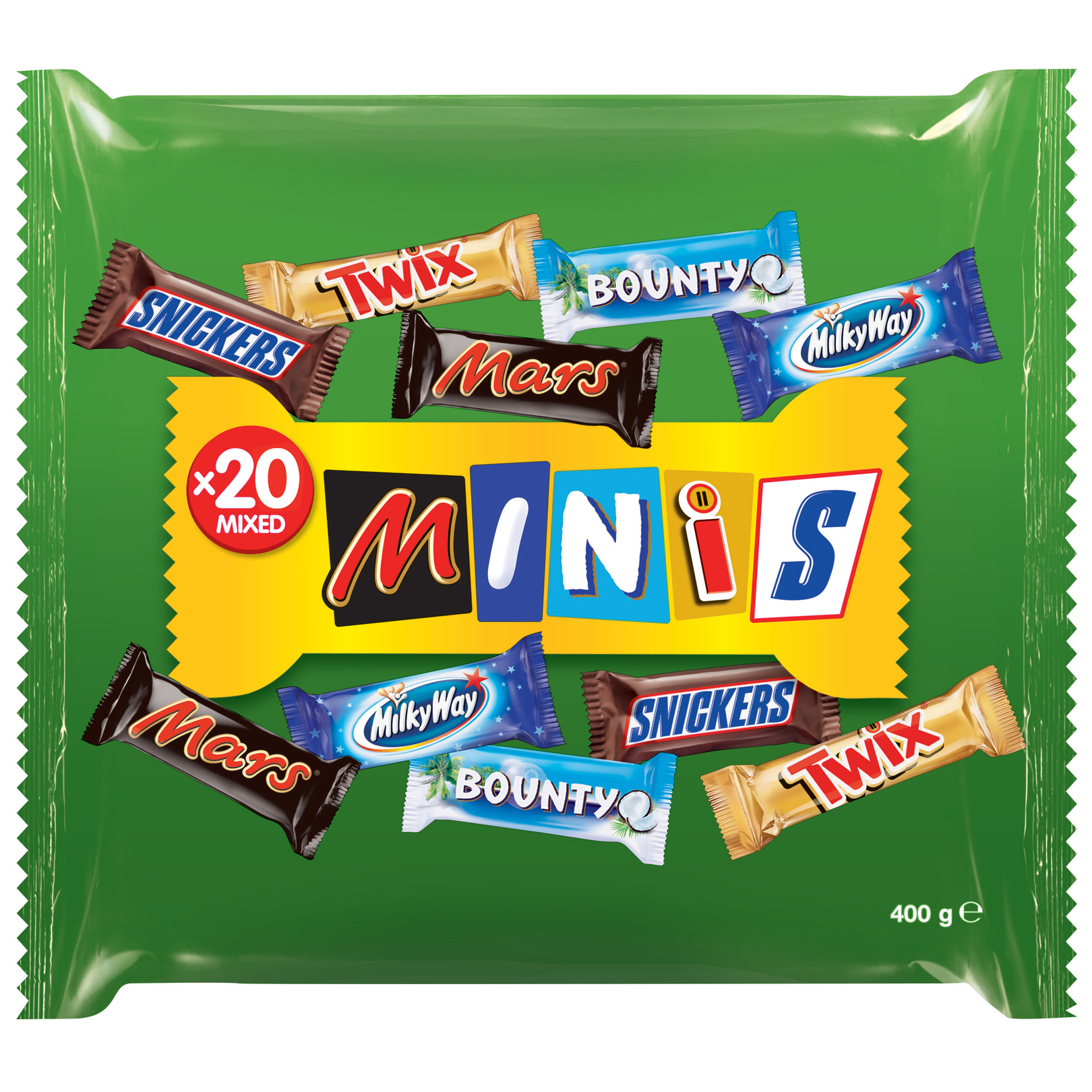 Mars mixed Minis 20ks, 400g