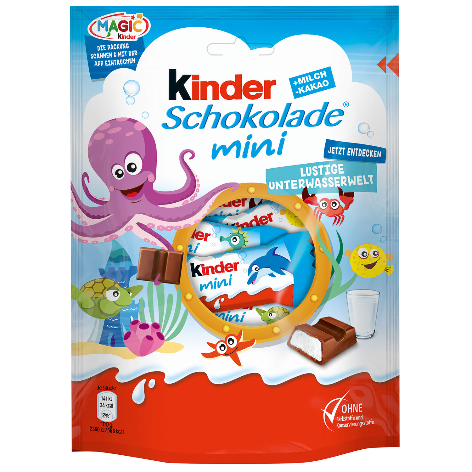 Kinder čokolády Riegel Mini 120g-19ks