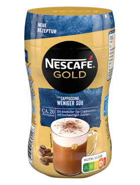 Nescafe Nescafé Gold Cappuccino se sníženým obsahem cukru 250g