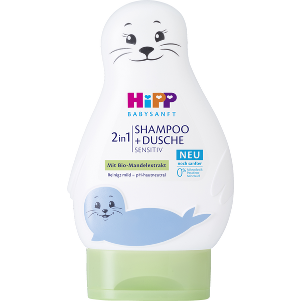 HiPP Babysanft 2v1 šampon a sprchový gel Sensitiv 200ml