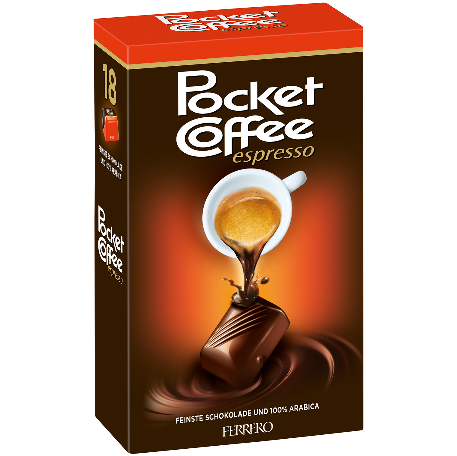 Ferrero Pocket Coffee Espresso 18 ks, 225g