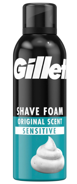 Gillette Pěna na holení pro citlivou pokožku 200ml - originál z Německa