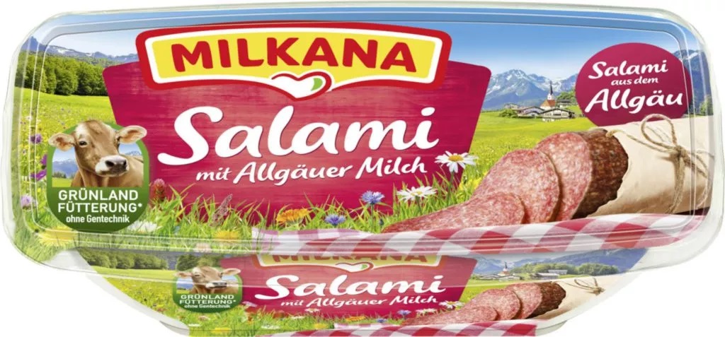 Milkana tavený sýr se salámem 190g