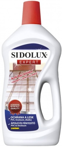 SIDOLUX EXPERT ochranný lesk na podlahy PVC, LINOLEUM, DLAŽBA 750ml