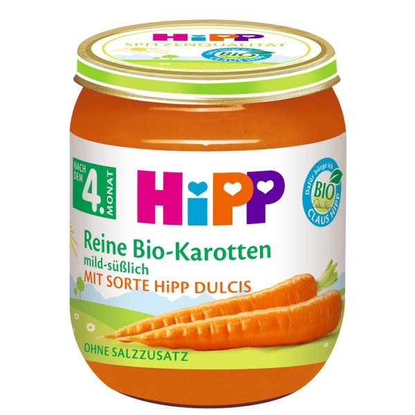 HiPP Bio Zelenina čistá raná mrkev 125g 5+
