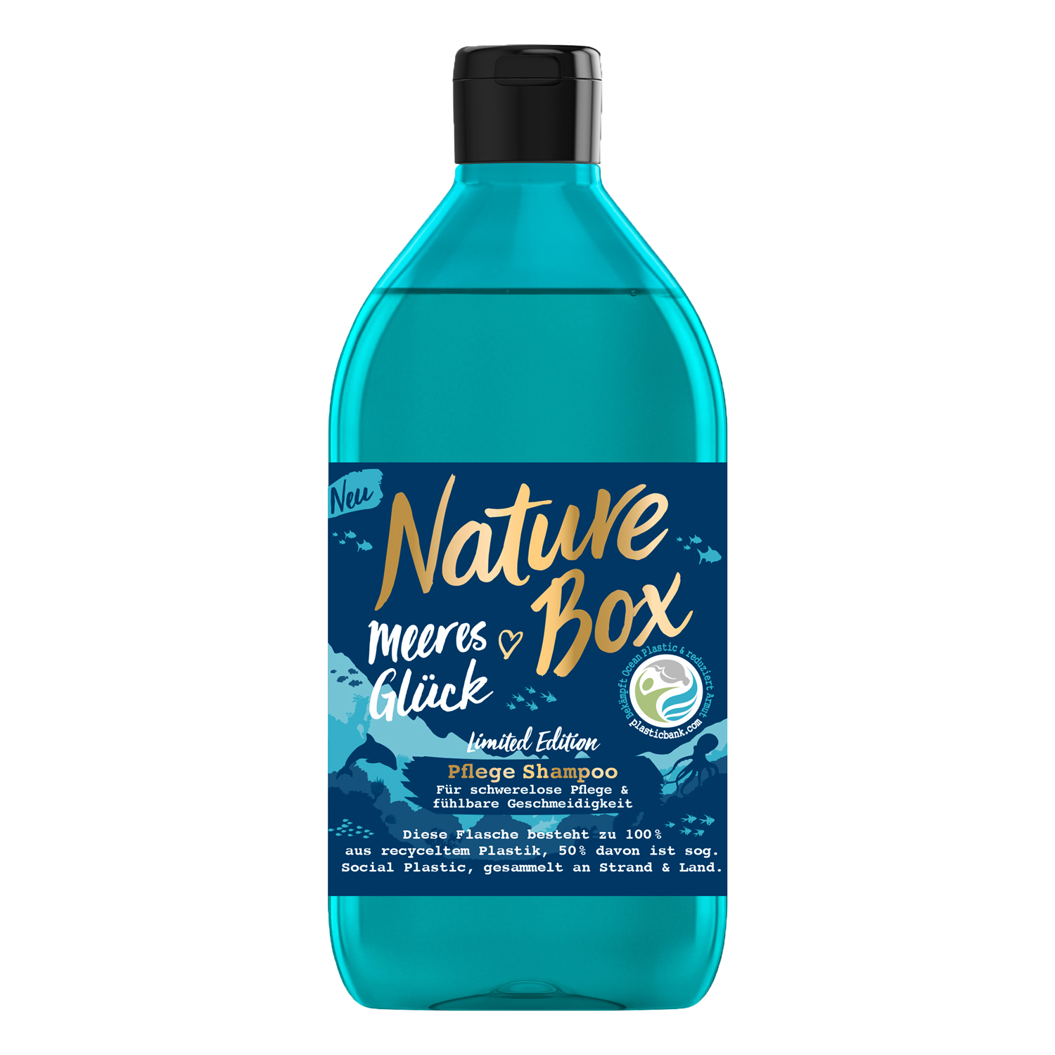 Nature Box sprchový gel "mořské štěstí" 385ml