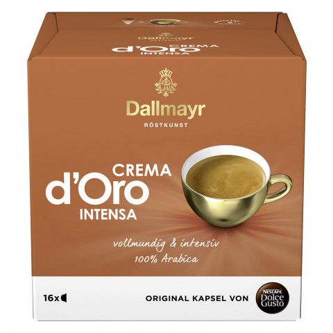 Nescafe Nescafé Dolce Gusto Dallmayr Crema d Oro Intensa 16ks, 112g