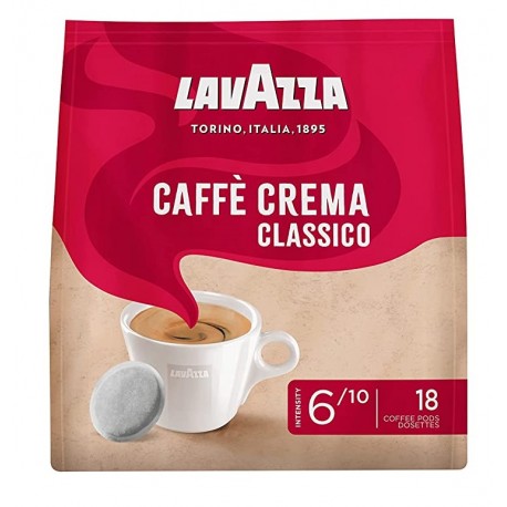 Lavazza Caffé Crema Classico kávové pody 18ks, 125g