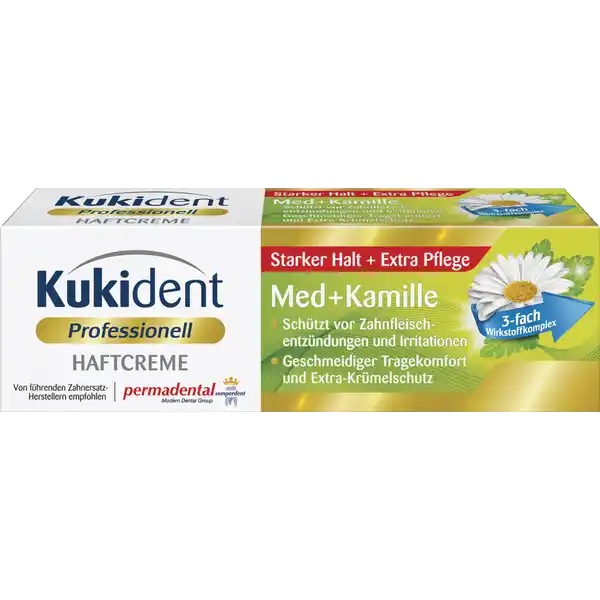 Kukident fixační krém super fixační s heřmánkem 40g