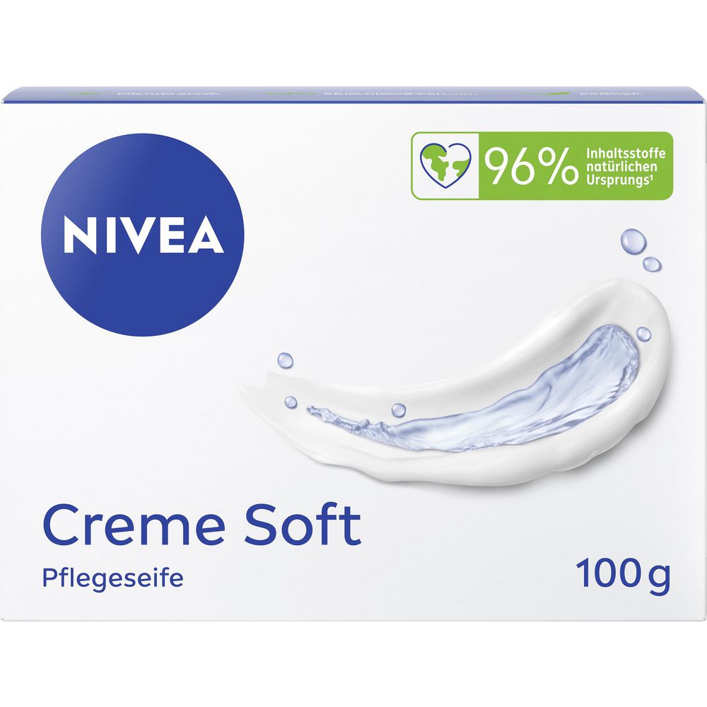 Nivea pečující tuhé mýdlo Creme soft 100g