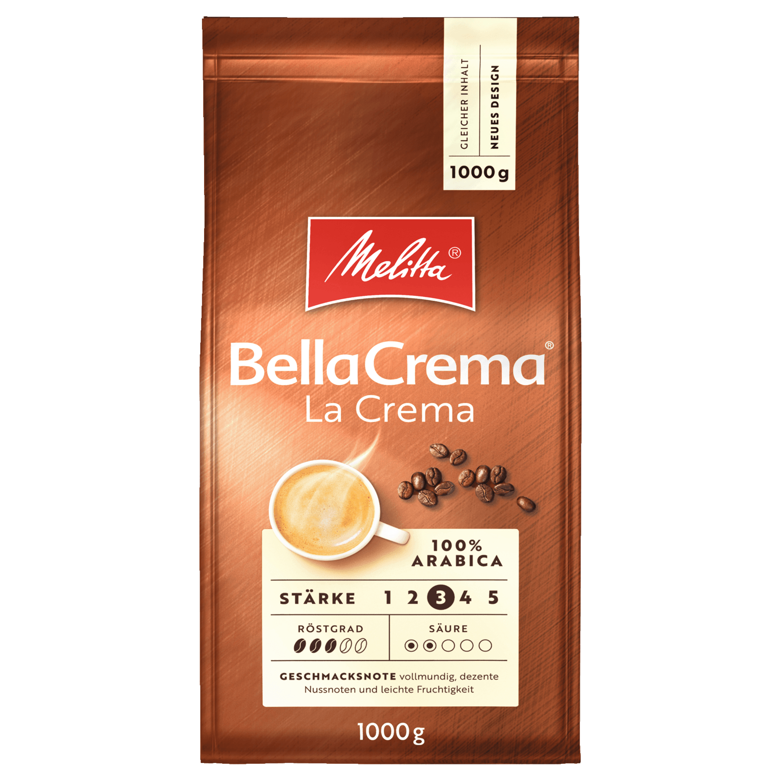 Melitta BellaCrema LaCrema zrnková káva 1kg