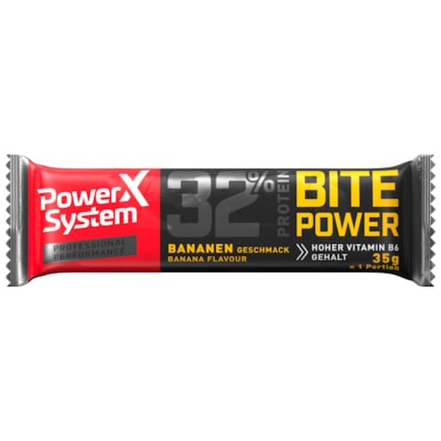 Power System Professional proteinová tyčinka s příchutí banánu 32% bílkovin, 35g