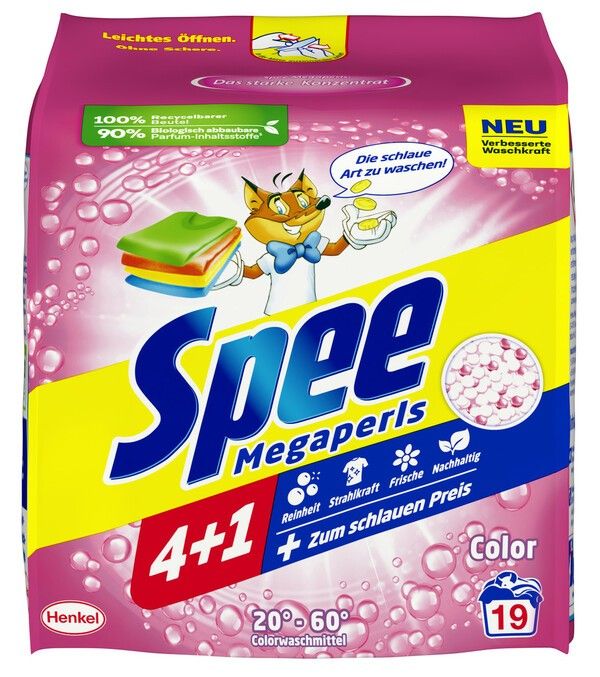 Spee Color prášek na praní Megaperls 19 dávek, 1,14 kg