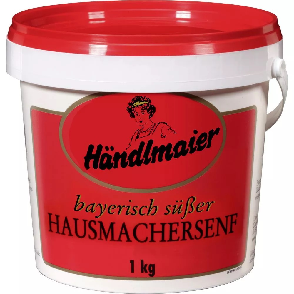 Händlmaier Bavorská sladká, domácí hořčice 1kg