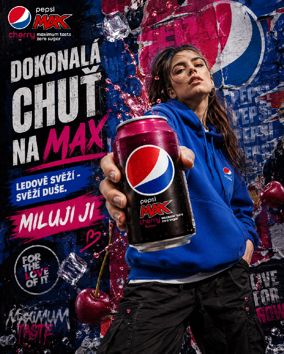 Pepsi Max Cherry 0,33l – lifestyle poster