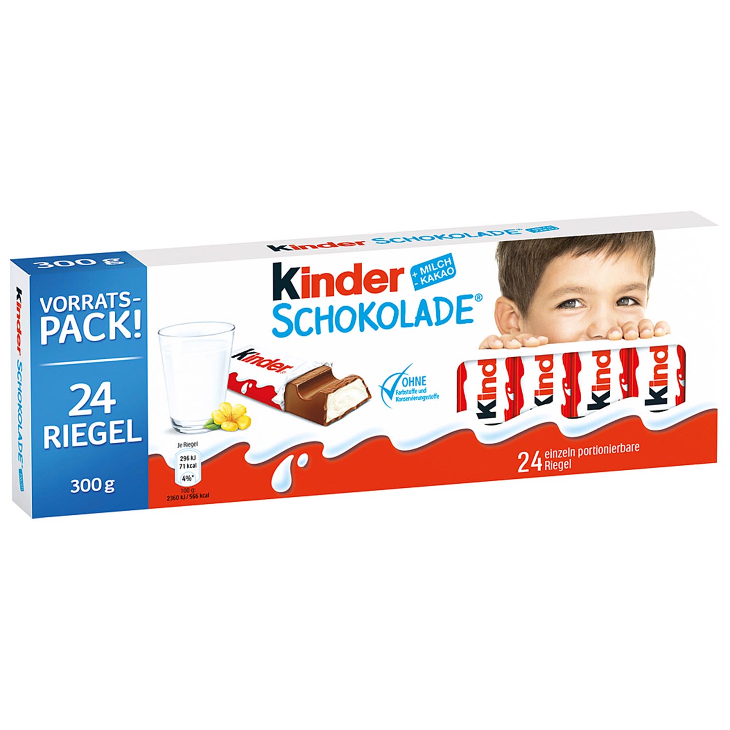 Kinder čokoláda, 24 ks 300g