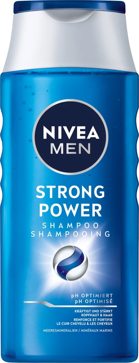 NIVEA MEN Strong Power šampon 250 ml