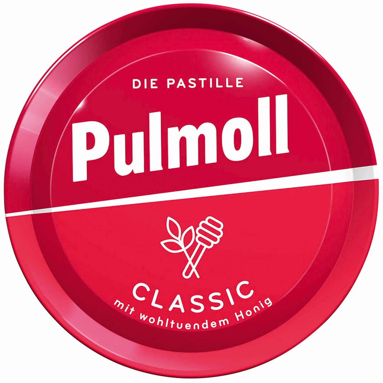 Pulmoll Classic pastilky s medem a mentolem 75g