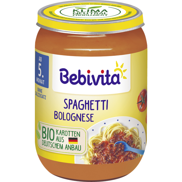 Bebivita 5+ Boloňské špagety 190g
