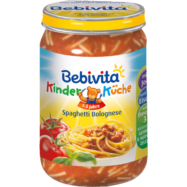 Bebivita od 1 roku Dětská kuchyně boloňské špagety 250g