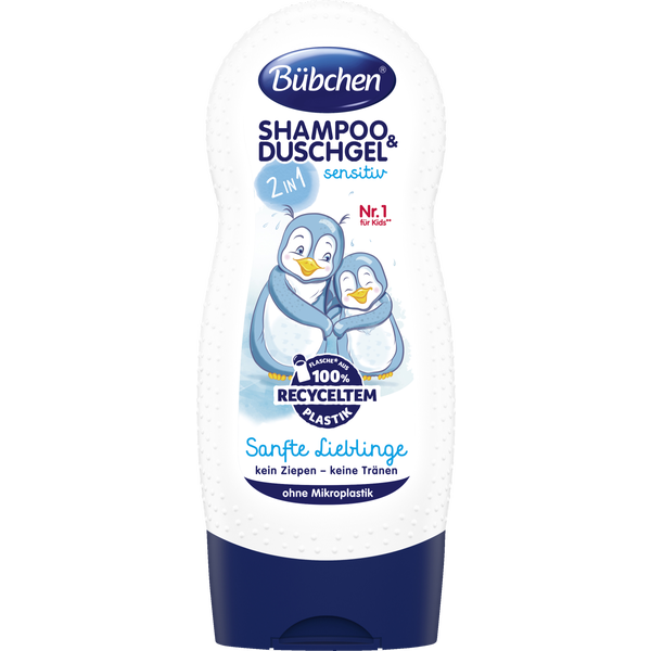 Bübchen Něžný miláček šampon a sprchový gel Sensitiv 2v1, 230 ml