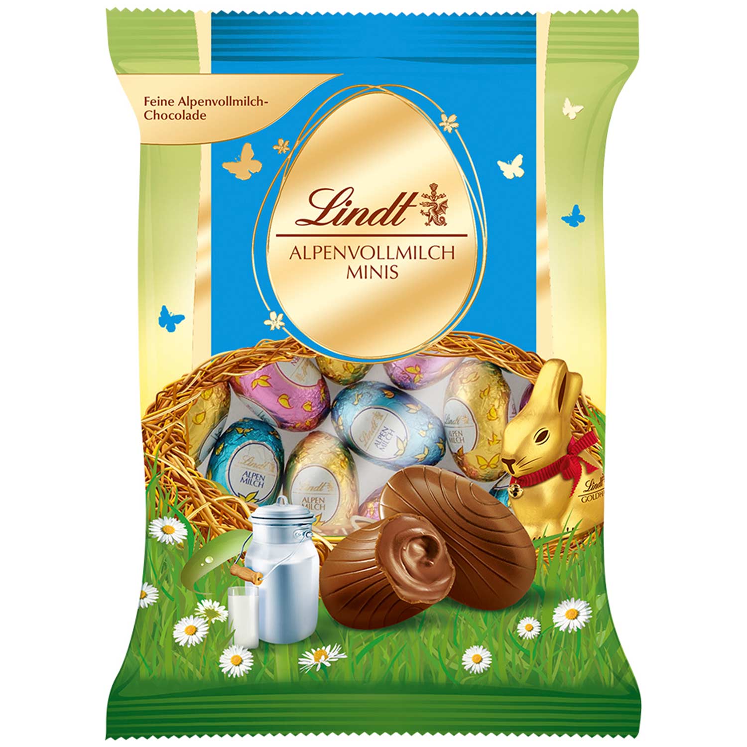 Lindt Mini velikonoční vajíčka z alpské čokolády 100 g