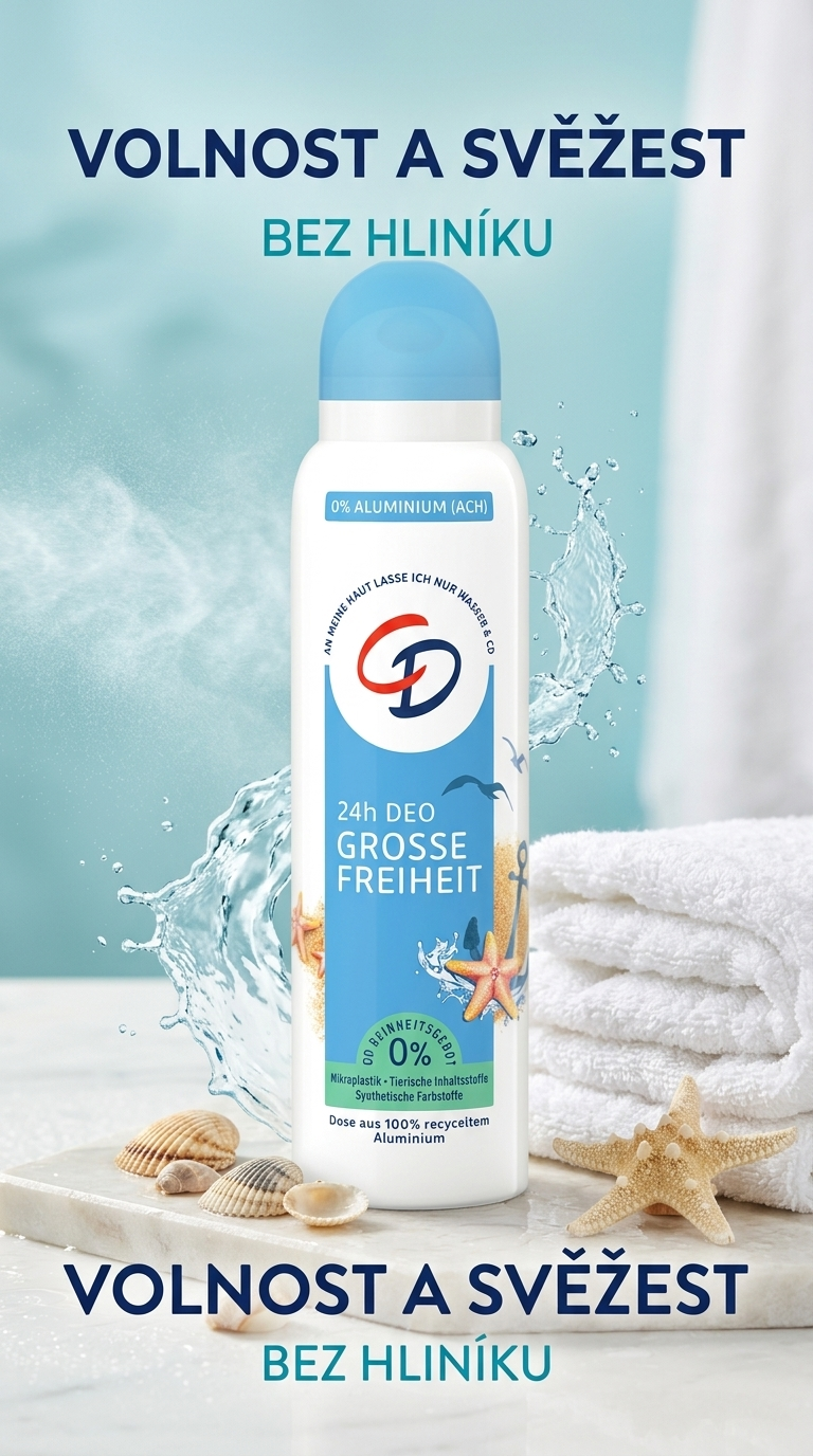 CD deodorant Velká svoboda - lifestyle poster