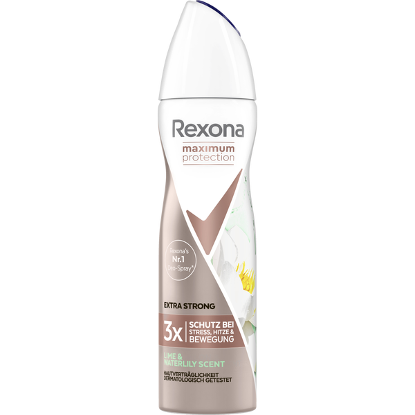 Rexona Anti-Transpirant Spray Maximum Protection Limetka & Vodní lilie 150 ml