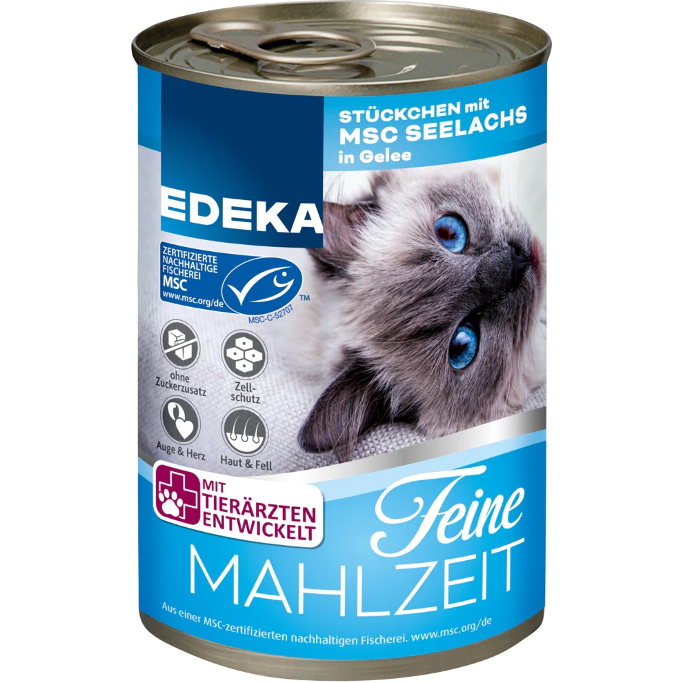 Edeka Výtečné jídlo pro kočky s treskou 400 g