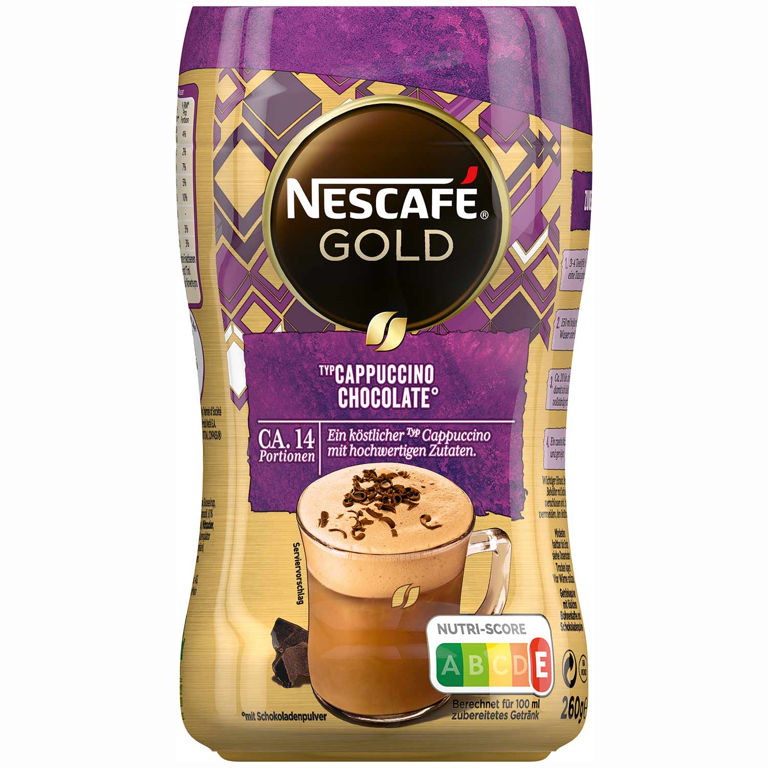 Nescafe Nescafé Gold Cappuccino čokoládové 260 g