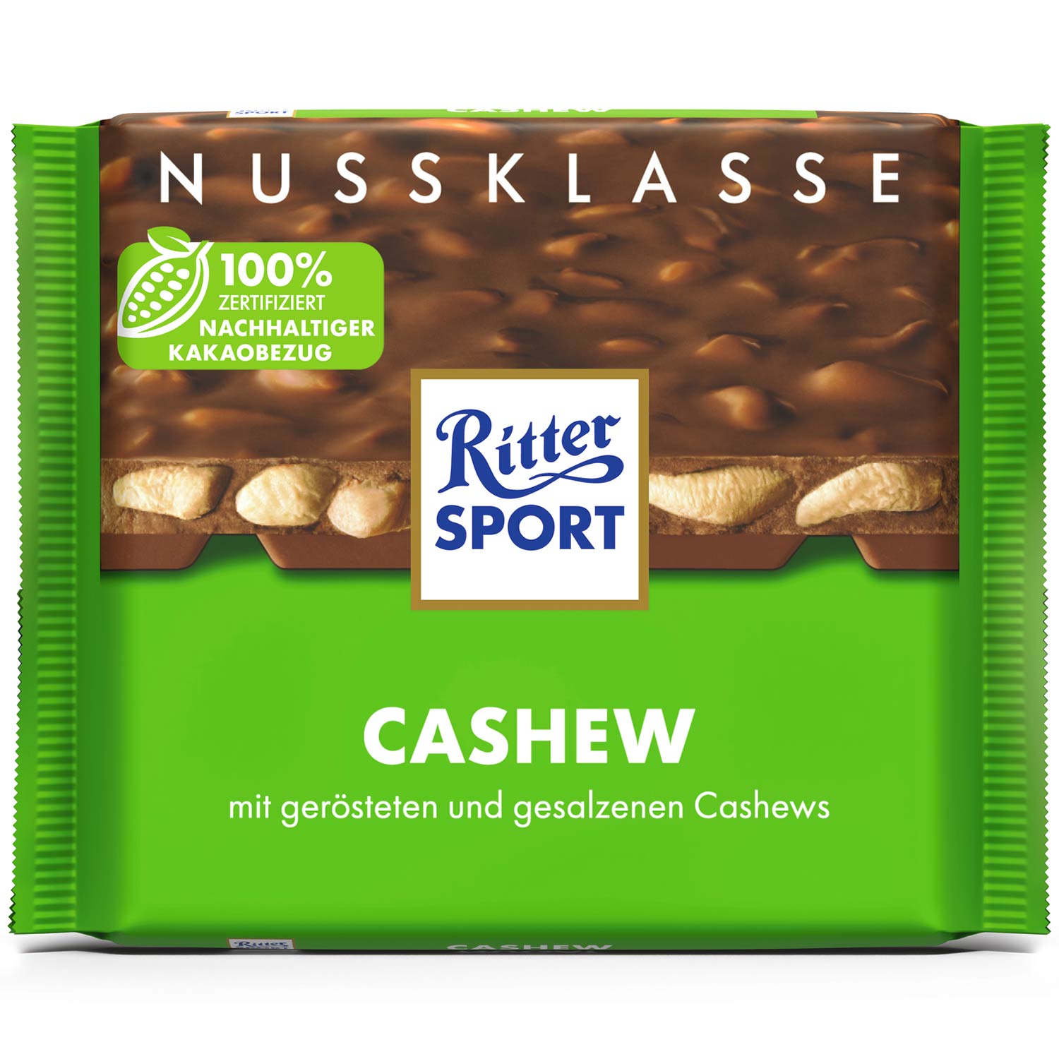 Ritter Sport NUSSKLASSE praženými kešu oříšky 100 g