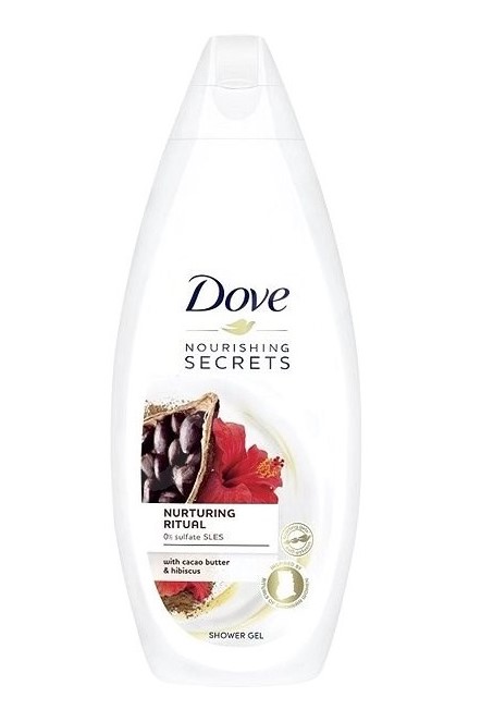 Dove krémový sprchový gel s kakem a ibiškem 250 ml