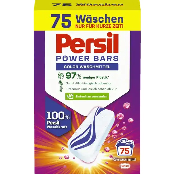 Persil Color Power Bars v tabletách 75 dávek, 2,213 kg