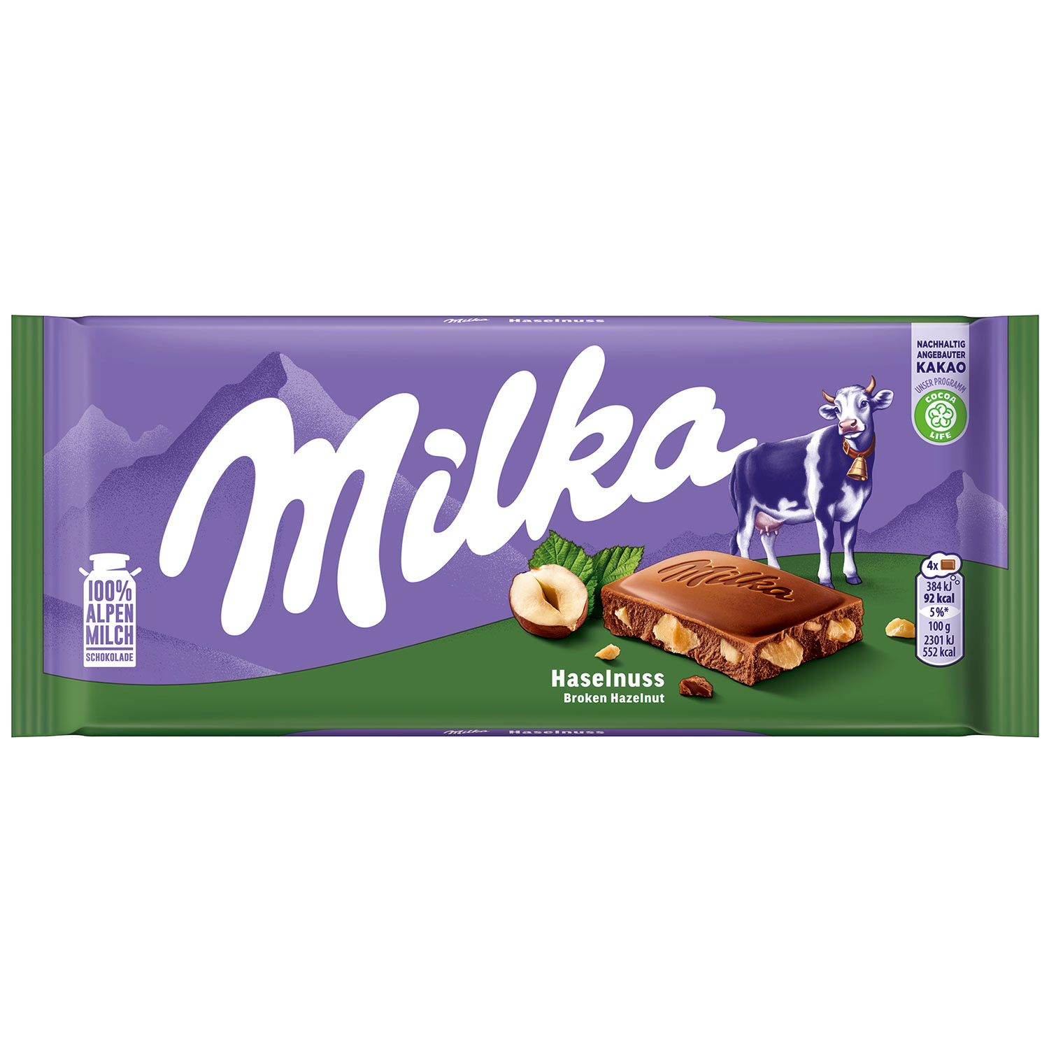 Milka čokoláda s lískovými ořechy 100g