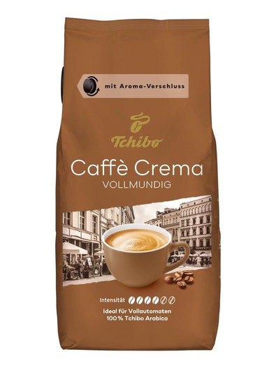 Tchibo Caffe Crema Vollmundig, zrnková káva 1 kg