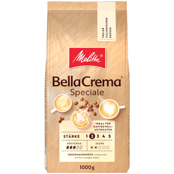 Melitta BellaCrema LaCrema Speziale zrnková káva 1kg