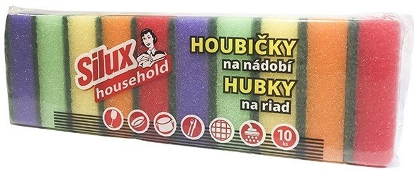 Silux houbičky na nádobí 10ks - originál z Německa