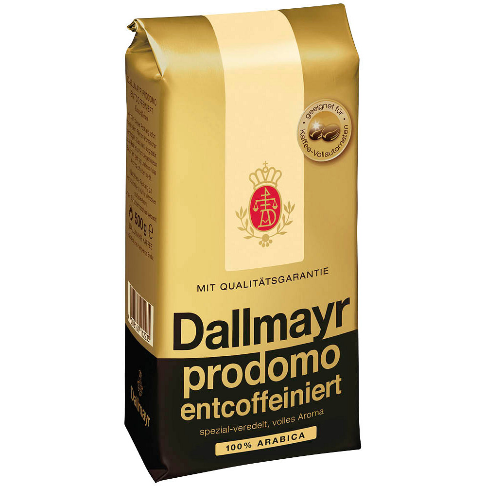 Dallmayr Prodomo bez kofeinu zrnková káva 500g