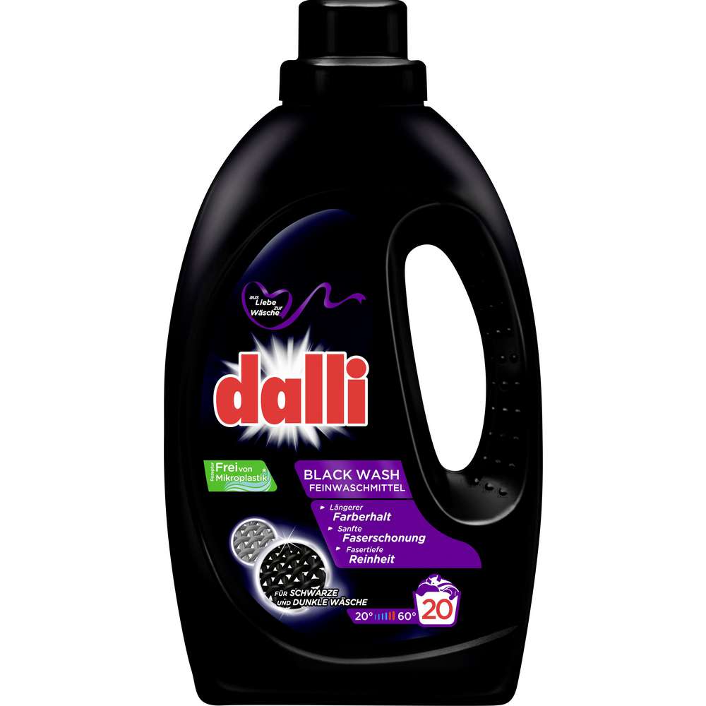 Dalli Black Wash prací gel na černé prádlo 20 dávek, 1,1 l - originál z Německa