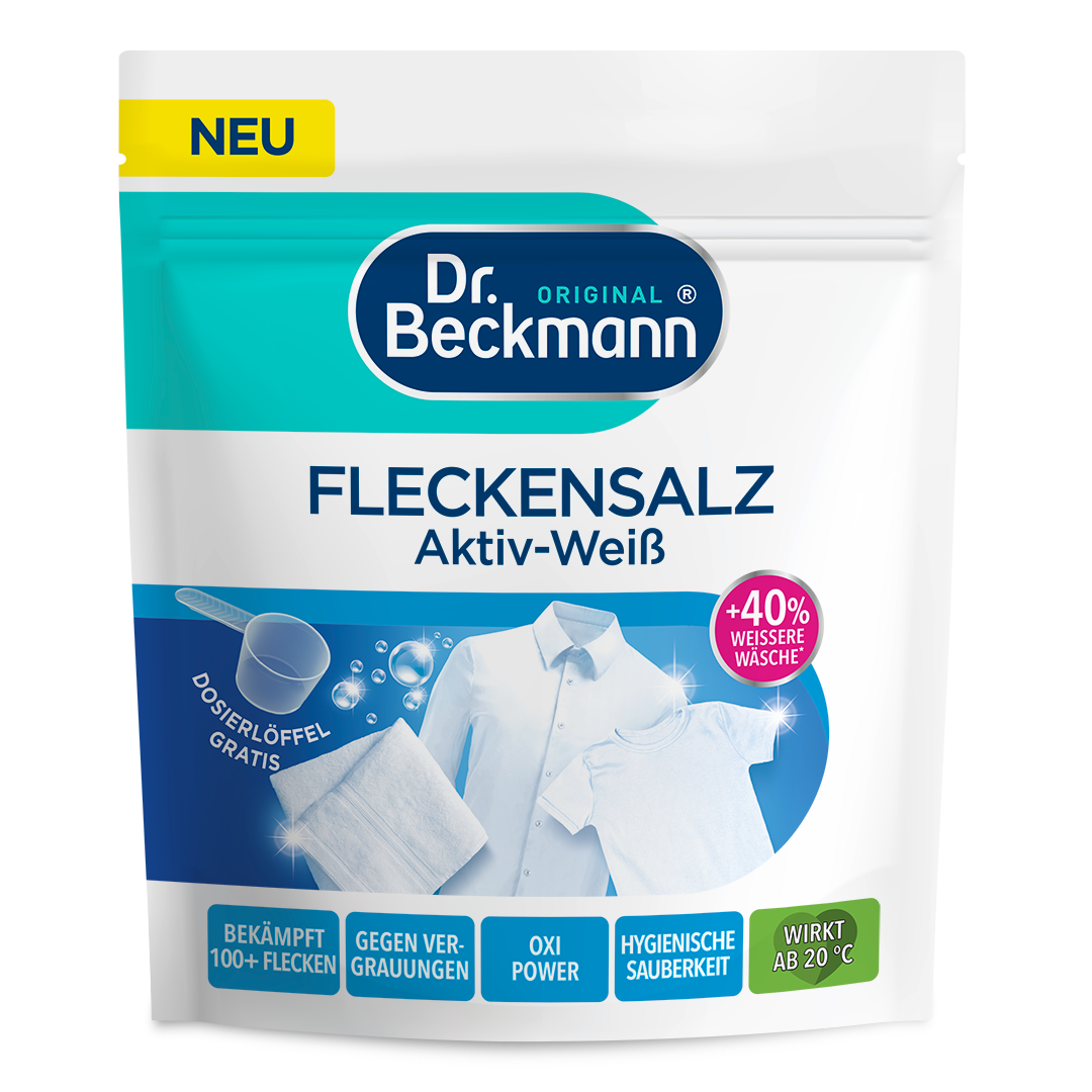 Dr. Beckmann aktivní sůl proti skvrnám na bílé prádlo 400 g - originál z Německa