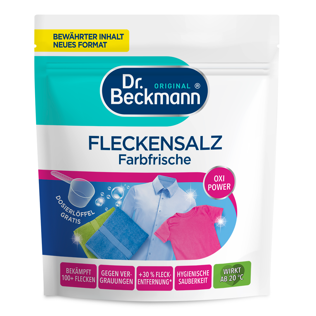 Dr. Beckmann aktivní sůl proti skvrnám na barevné prádlo 400 g - originál z Německa