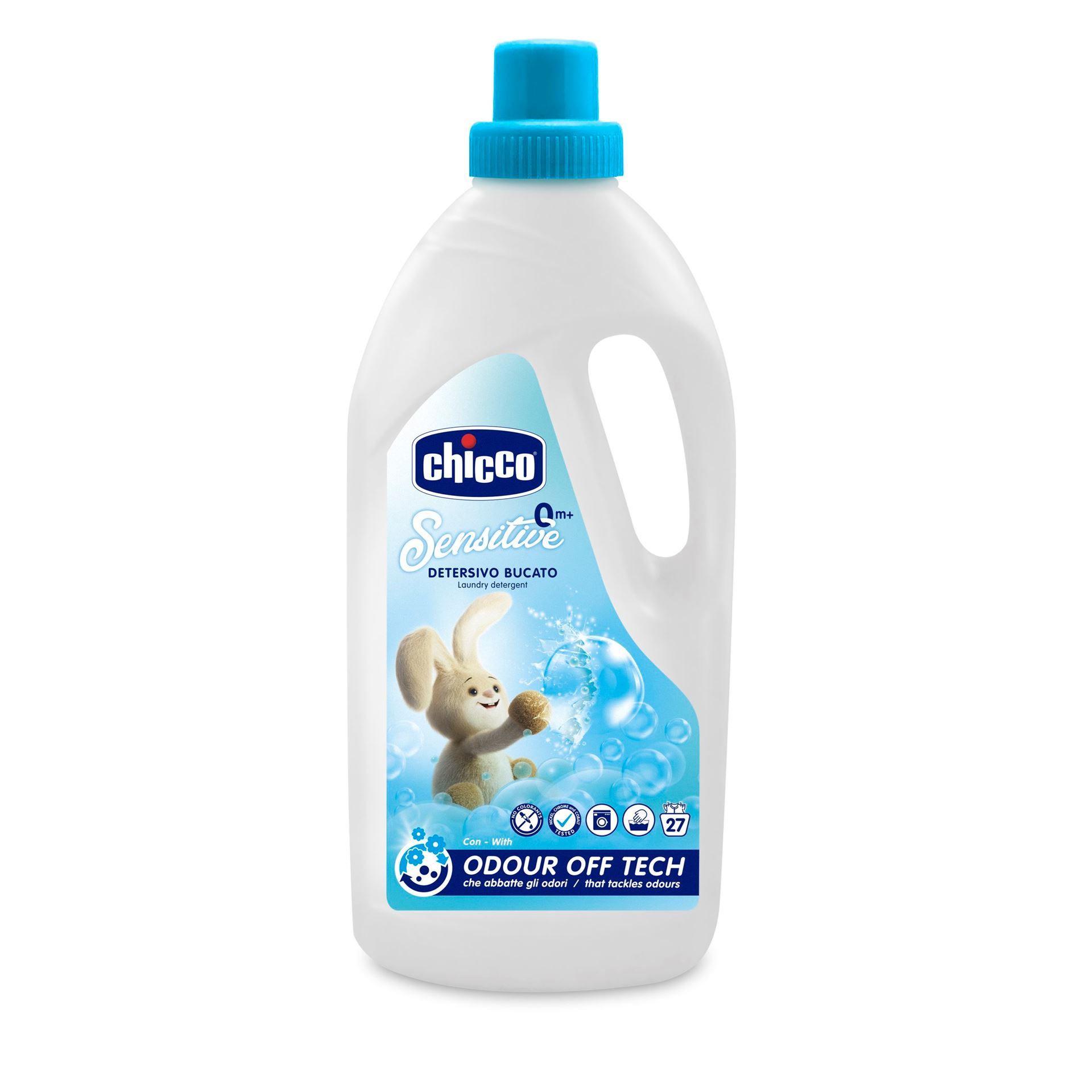 Chicco hypoalergenní prací gel Baby 27 dávek, 1,5 l