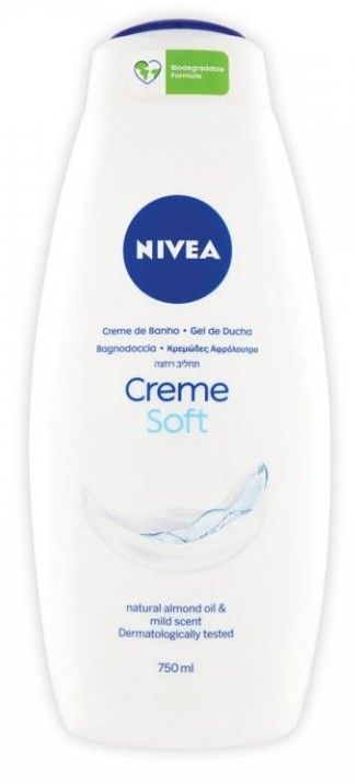 Nivea sprchový gel Banho Creme Soft 750 ml - originál z Německa