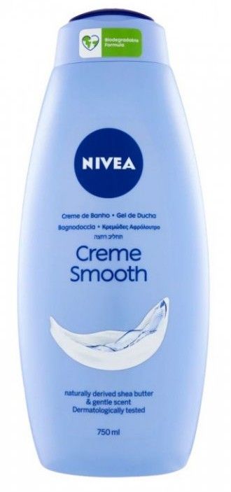 Nivea sprchový gel Banho Crema Smooth 750 ml - originál z Německa