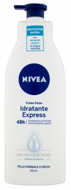 Nivea výživné tělové mléko Nivea Idratante Express 500 ml - originál z Německa