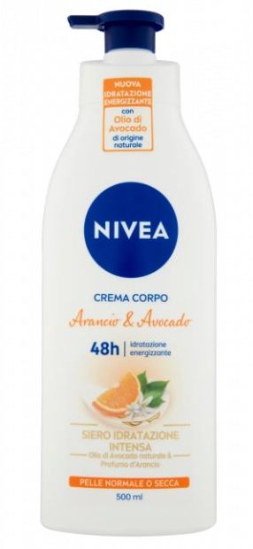 Nivea vyživující tělové mléko Arancio & Avocado 500 ml - originál z Německa