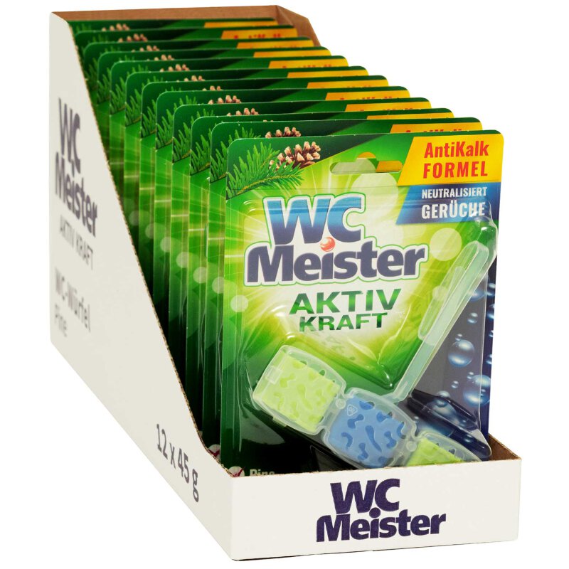 WC Meister závěsný blok do WC lesní vůně 12x45g-VÝHODNÉ BALENÍ - originál z Německa