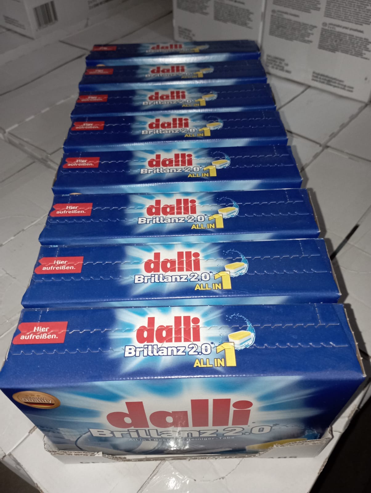 Dalli Brillanz 2.0 tablety do myčky 10 v 1, 8x40 tablet -VÝHODNÉ BALENÍ - originál z Německa