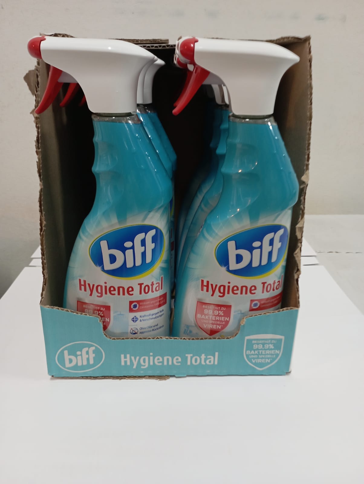 Biff Hygiene Total hygienický čistič 8*750 ml - 8 kusů-VÝHODNÉ BALENÍ - originál z Německa